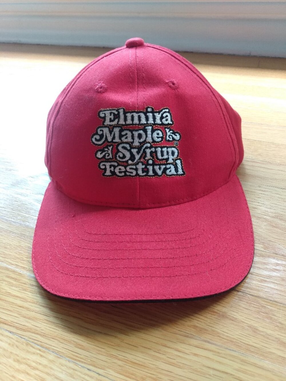 Vintage Elmira Maple Syrup Festival Hat Cotton Canadian Souvenir Snapback Cap
